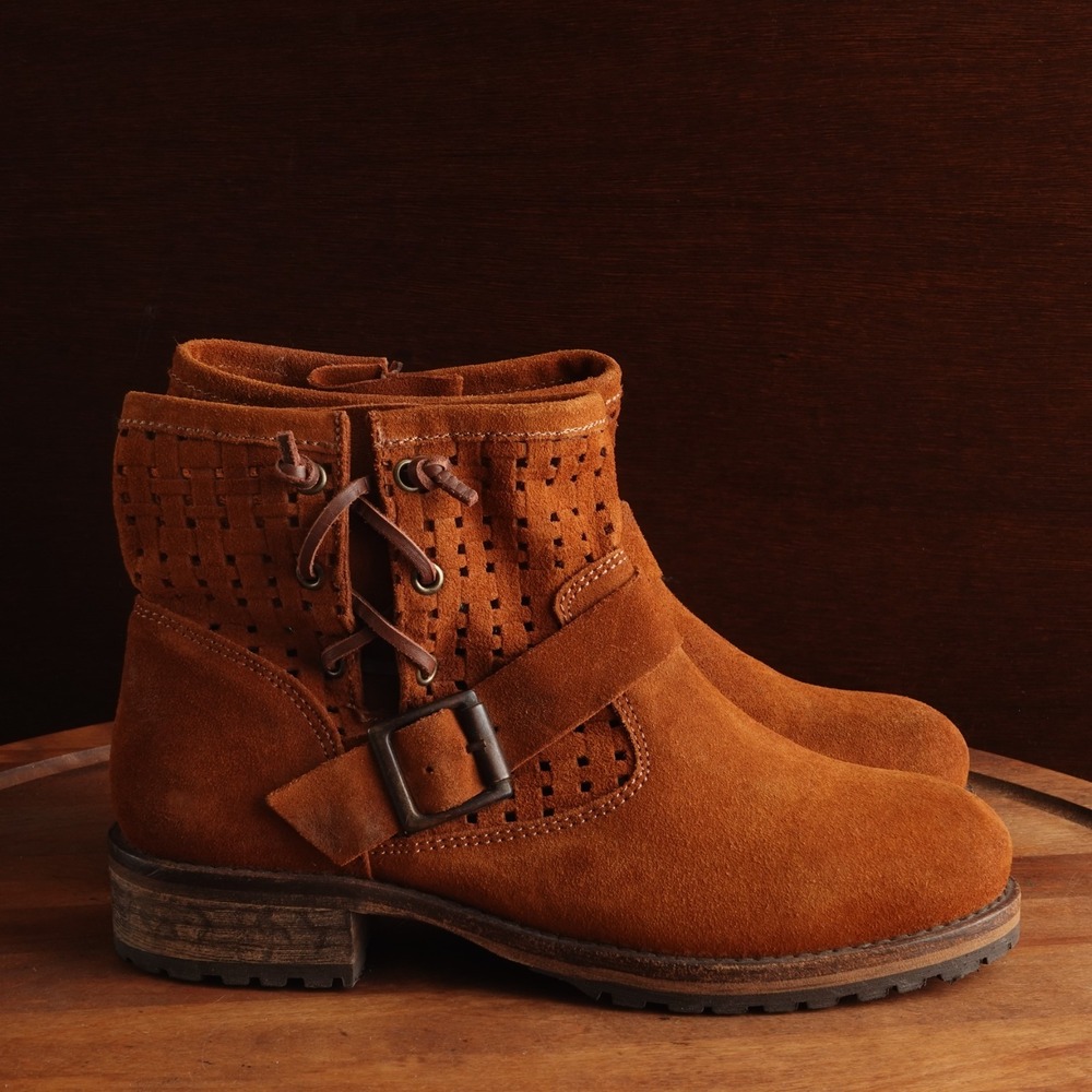 Jeffrey Campbell Boots Womens SZ EU 38 US 7.5 Boho Western Coastal Cowgirl Ankle